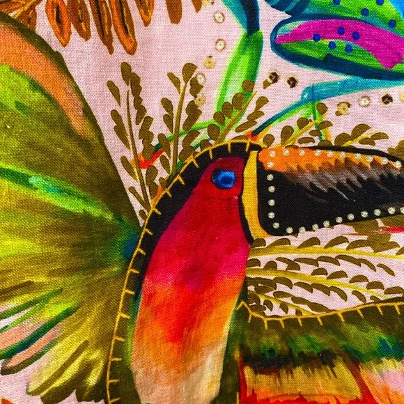 NWT FARM Rio Into The Jungle Dress Size S - Picture 10 of 12